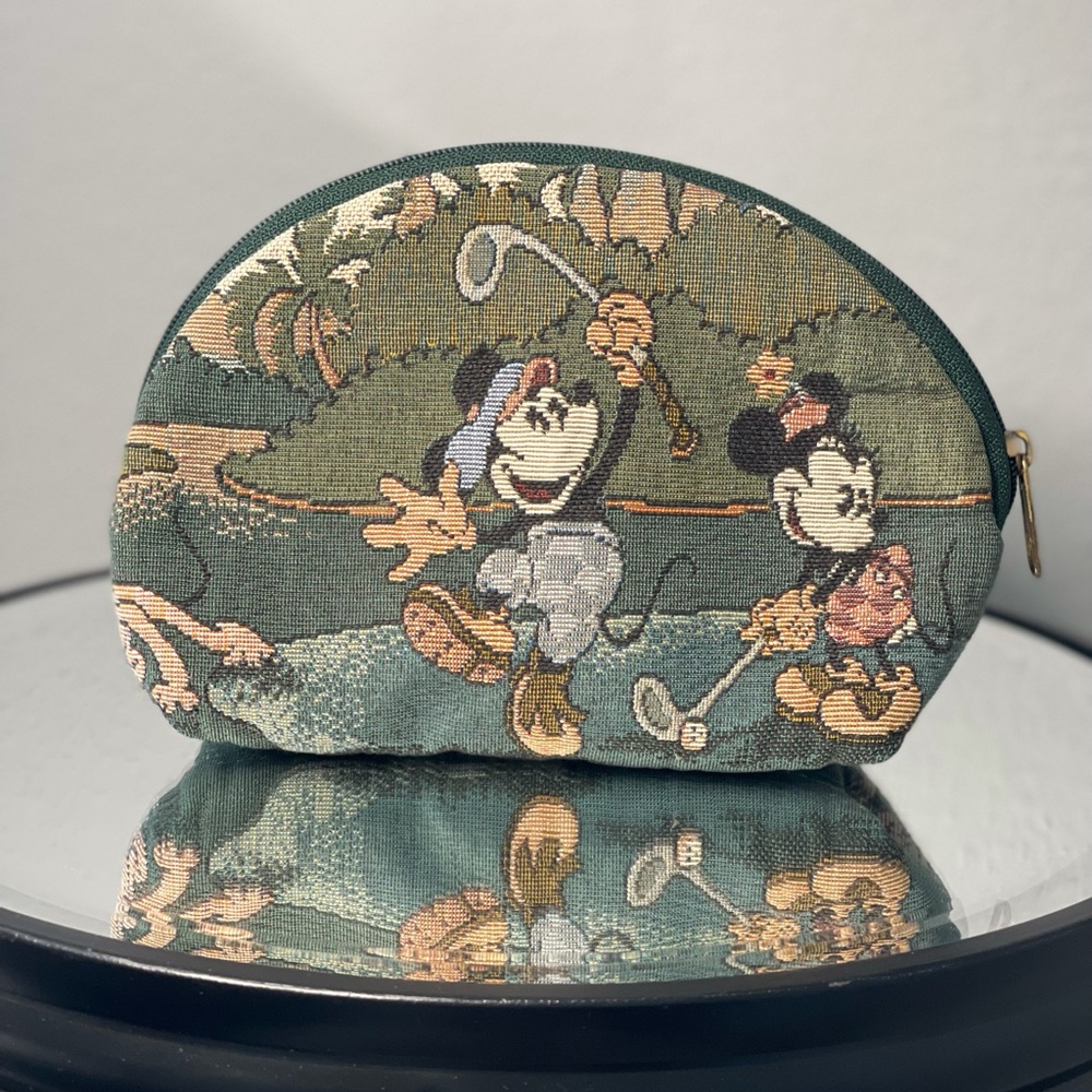 Vintage Mickey & Minnie Mouse Pouch